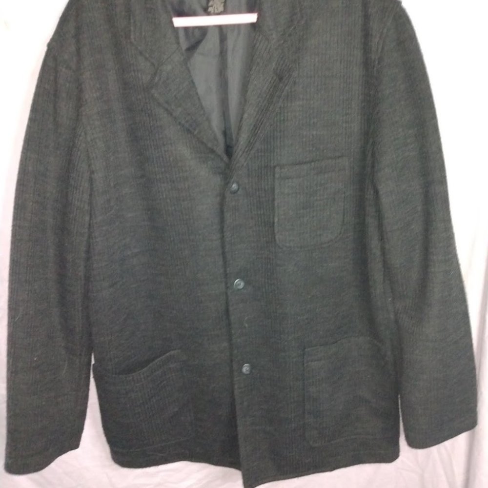 J. FERRAR GREY FORMAL COURT SWEATER JACKET SUIT
